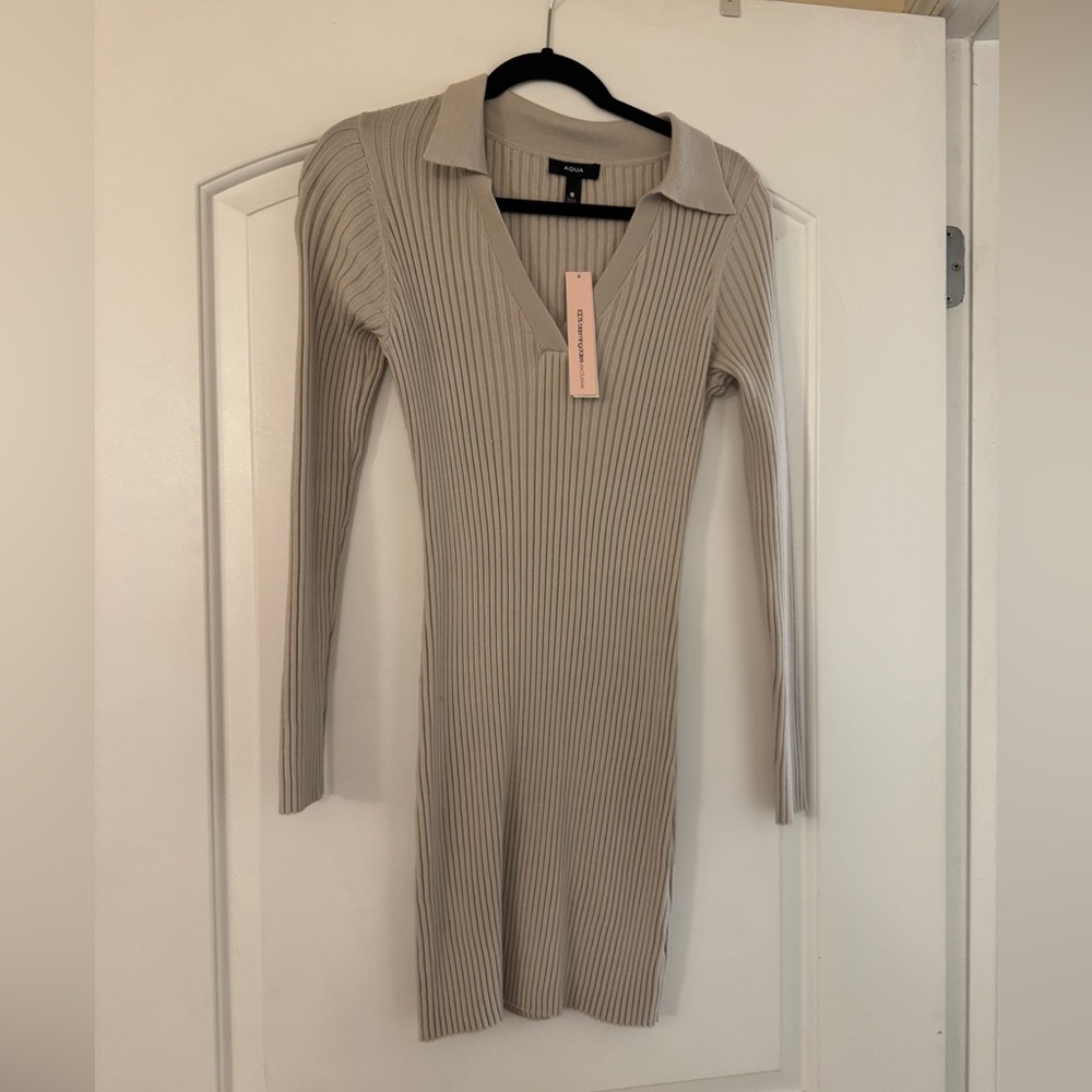 NWT - Aqua collared dress